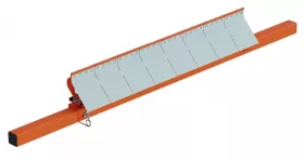 Deflector shields usher carryback into the discharge chute to prevent fouling the mainframe for easier maintenance.