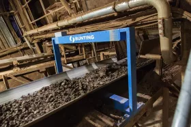 TN77 metal detector prior to the extruder (Pictures: ©Bunting)