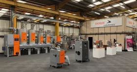 A cross-section of the entire product portfolio is available in the Tech Centre for trials and customer visits (Pictures: ©Motan GmbH)